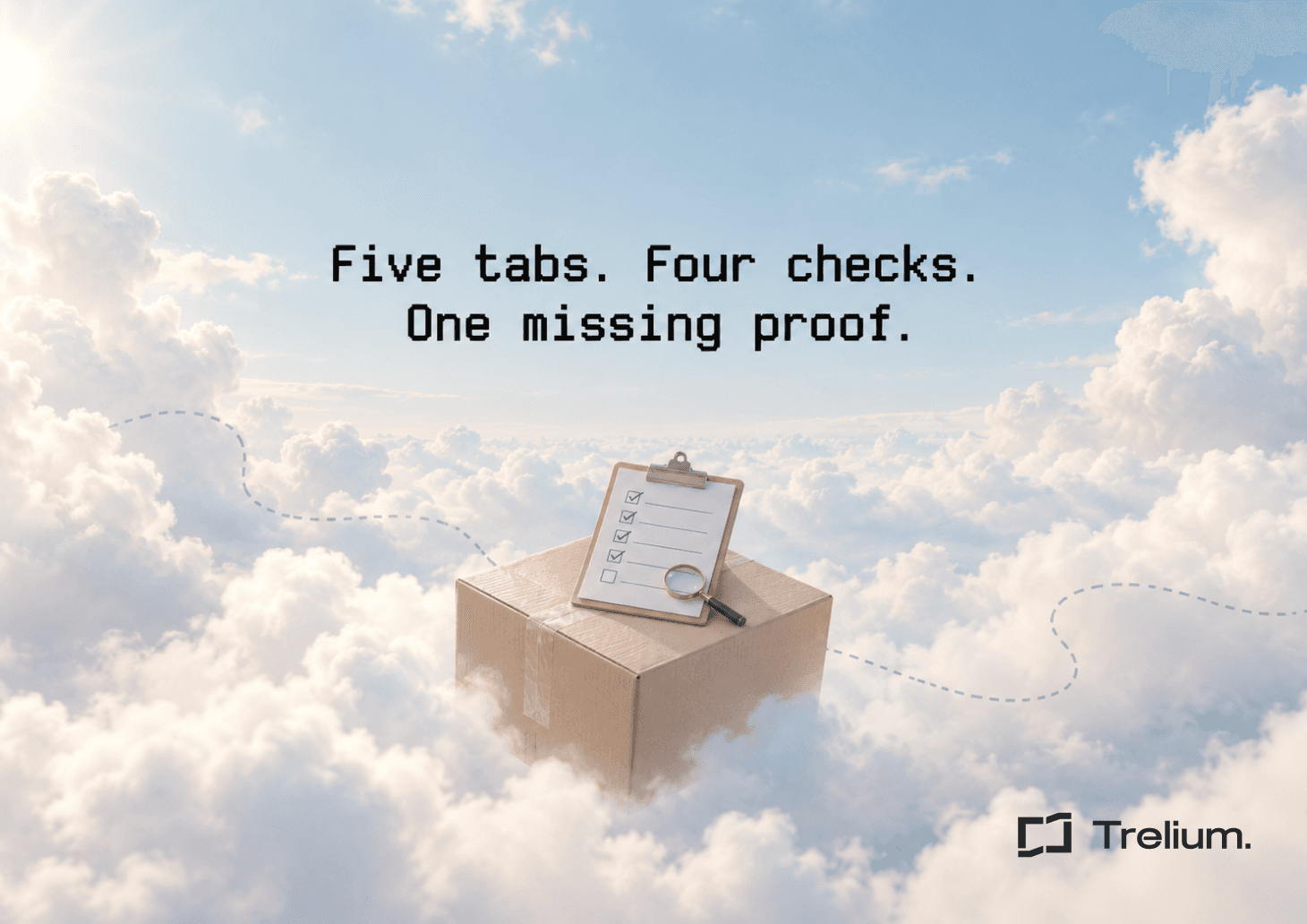 A promotional products sales order being checked for production readiness.